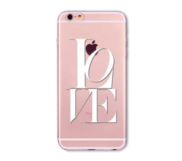 Kryt LOVE iPhone 6/6S - biely